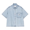 W' S/S Lovilia Shirt - Blue Stone Bleached
