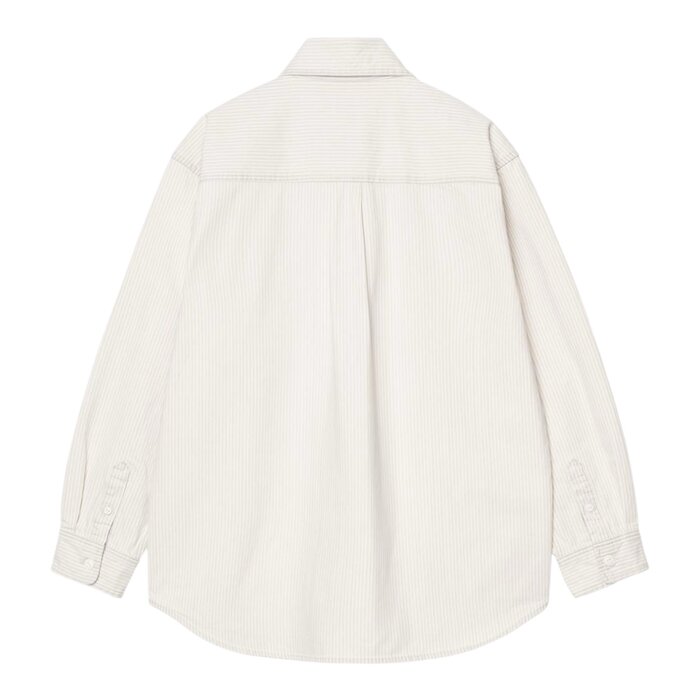 Carhartt WIP Mercer Shirt Jacket - Mercer Stripe Graphite/Wax Bleached