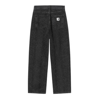 Carhartt WIP W' Snake Arin Pant - Snake Camo/Black Heavy Stone Wash