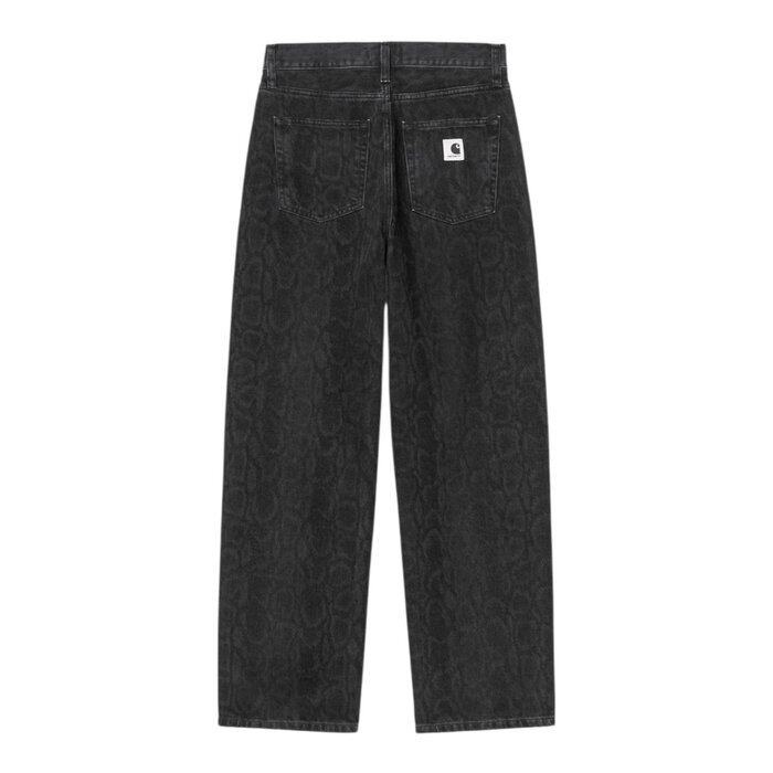 Carhartt WIP W' Snake Arin Pant - Snake Camo/Black Heavy Stone Wash