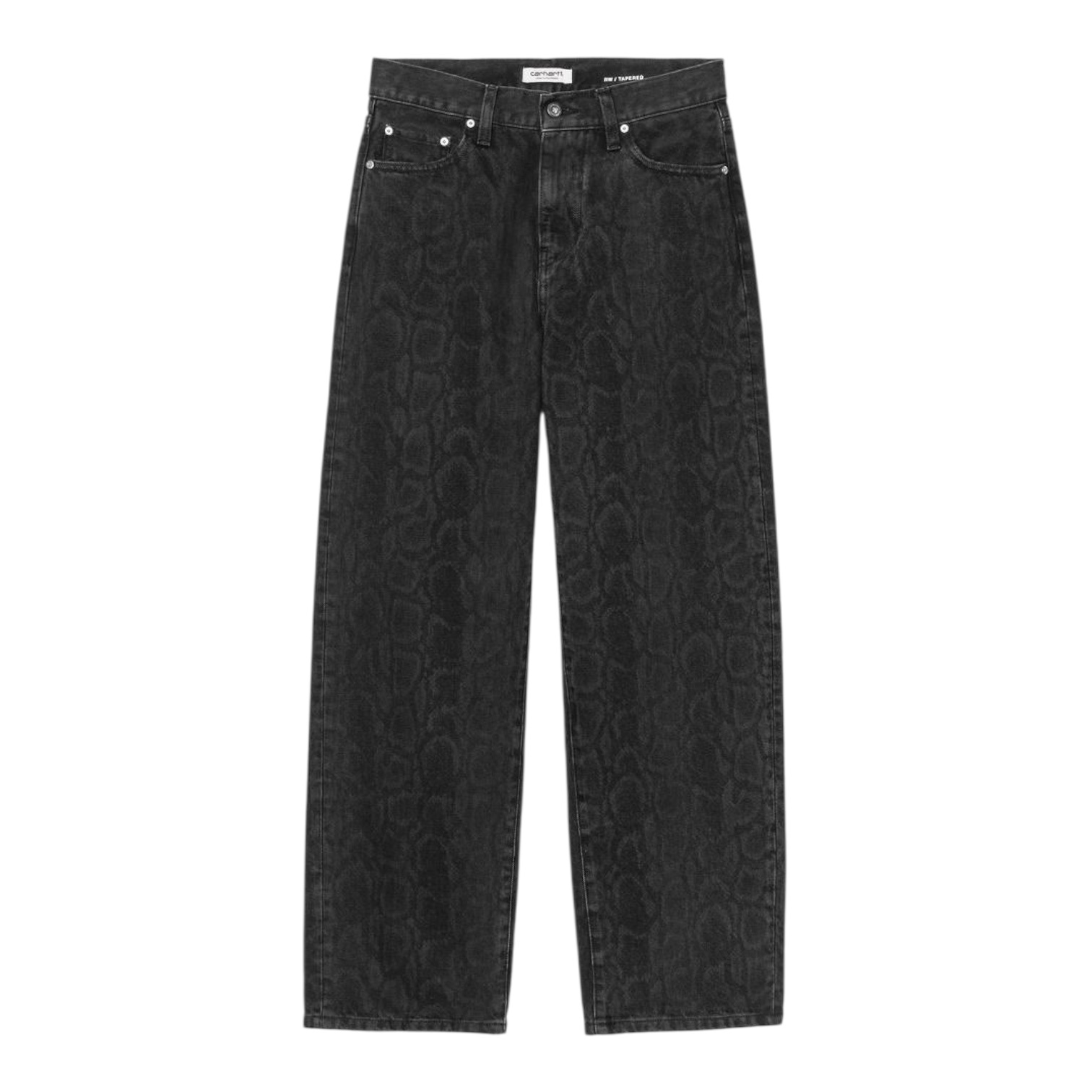 Carhartt WIP W' Snake Arin Pant - Snake Camo/Black Heavy Stone Wash