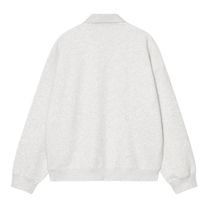 Carhartt WIP WIP Label Polo Sweat - Ash Heather