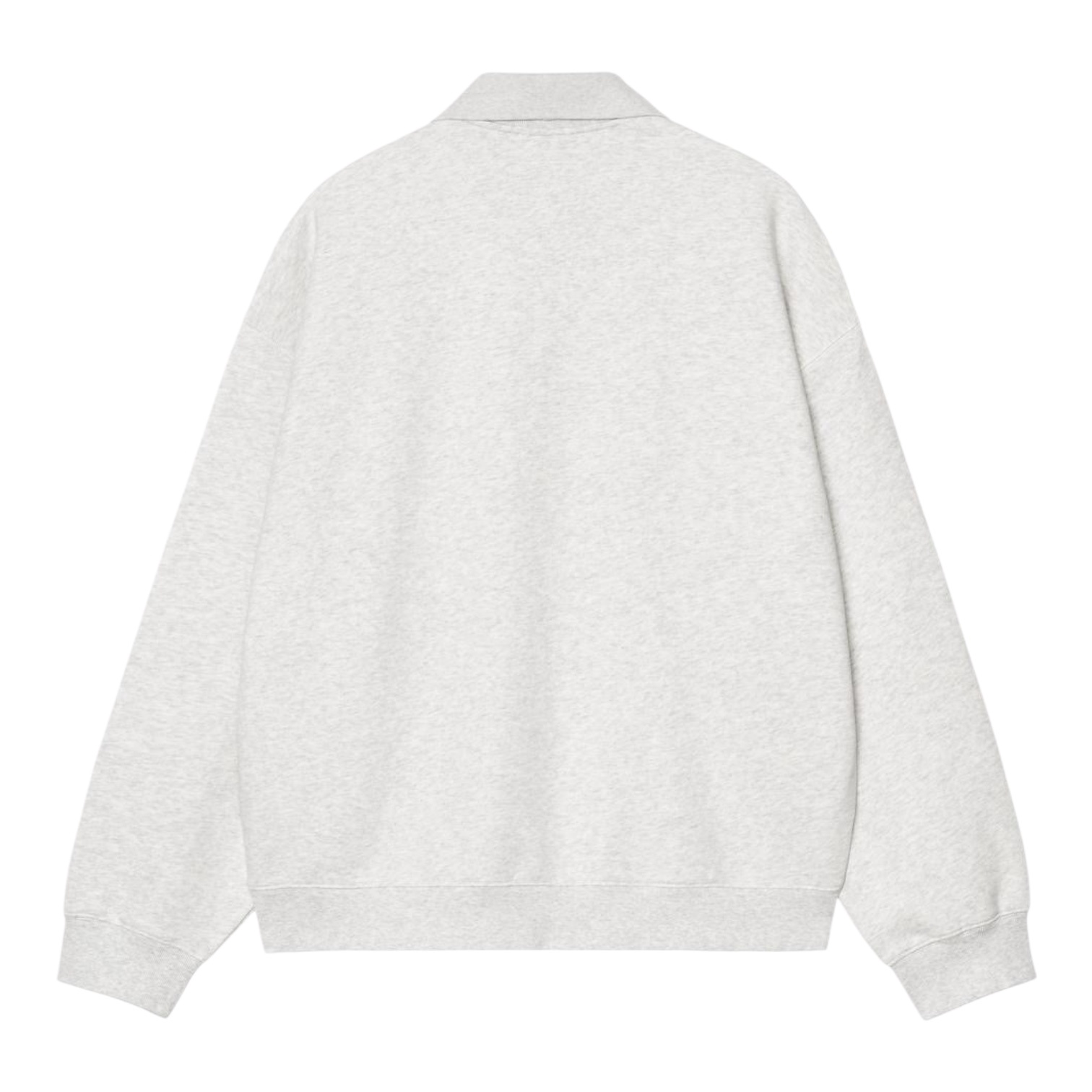 Carhartt WIP WIP Label Polo Sweat - Ash Heather