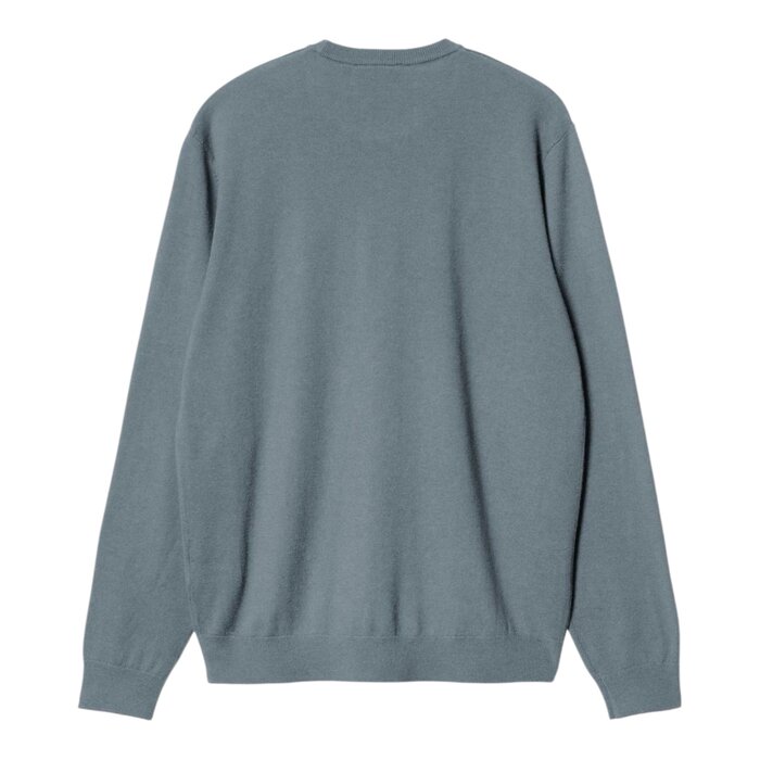 Carhartt WIP Madison Sweater - Velvet Blue/White