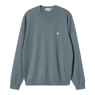 Carhartt WIP Madison Sweater - Velvet Blue/White