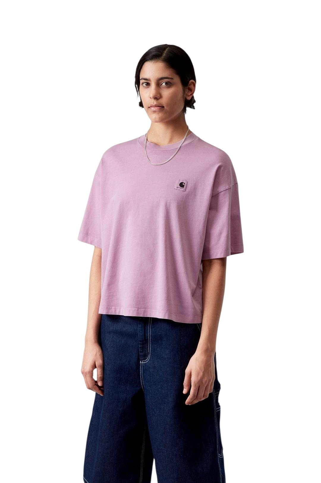 Carhartt WIP W' Nelson T-Shirt - Gentle Purple (Garment Dyed)