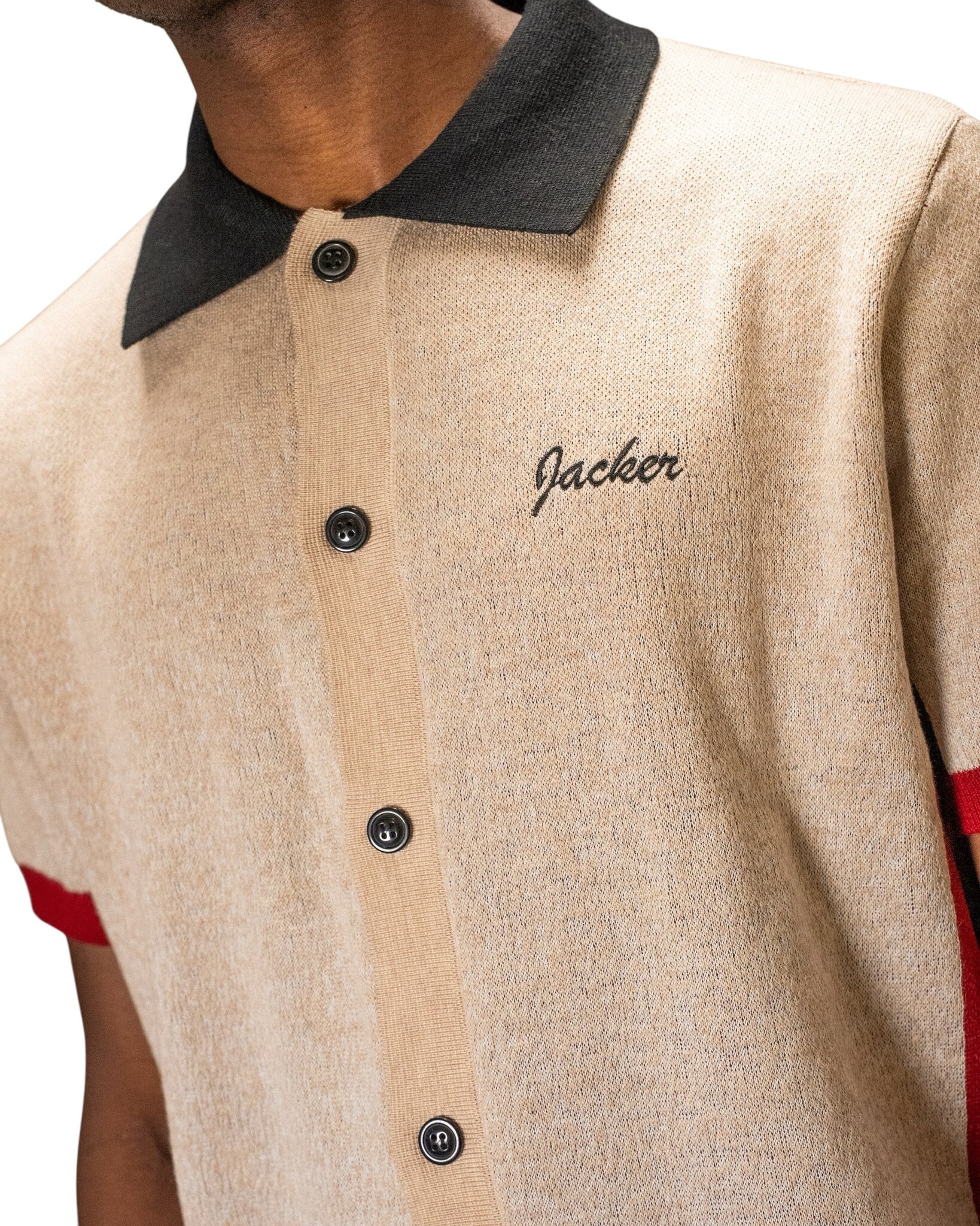 Jacker PBA Polo Knit - Beige