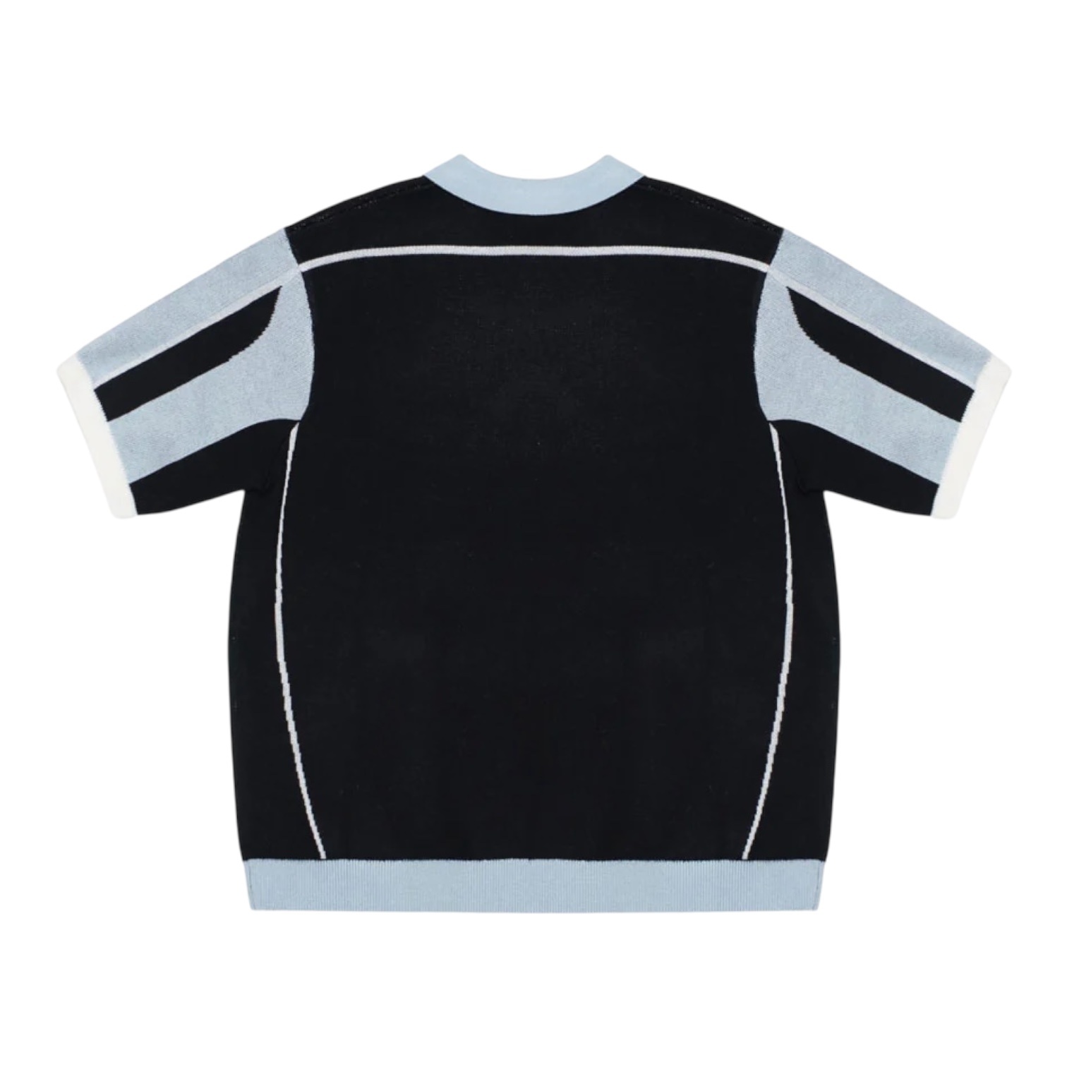Jacker Ace Polo Knit - Black/Blue