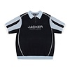 Ace Polo Knit - Black/Blue