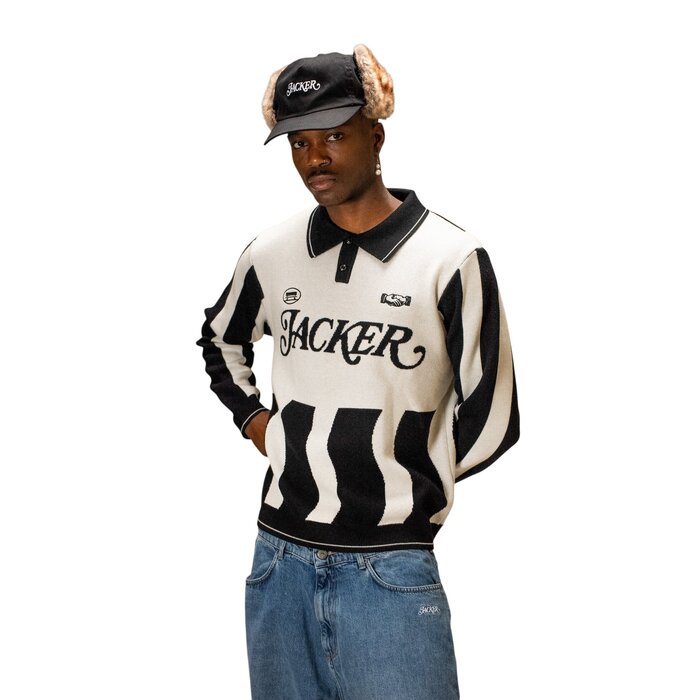 Jacker Deal Polo Knit - Beige