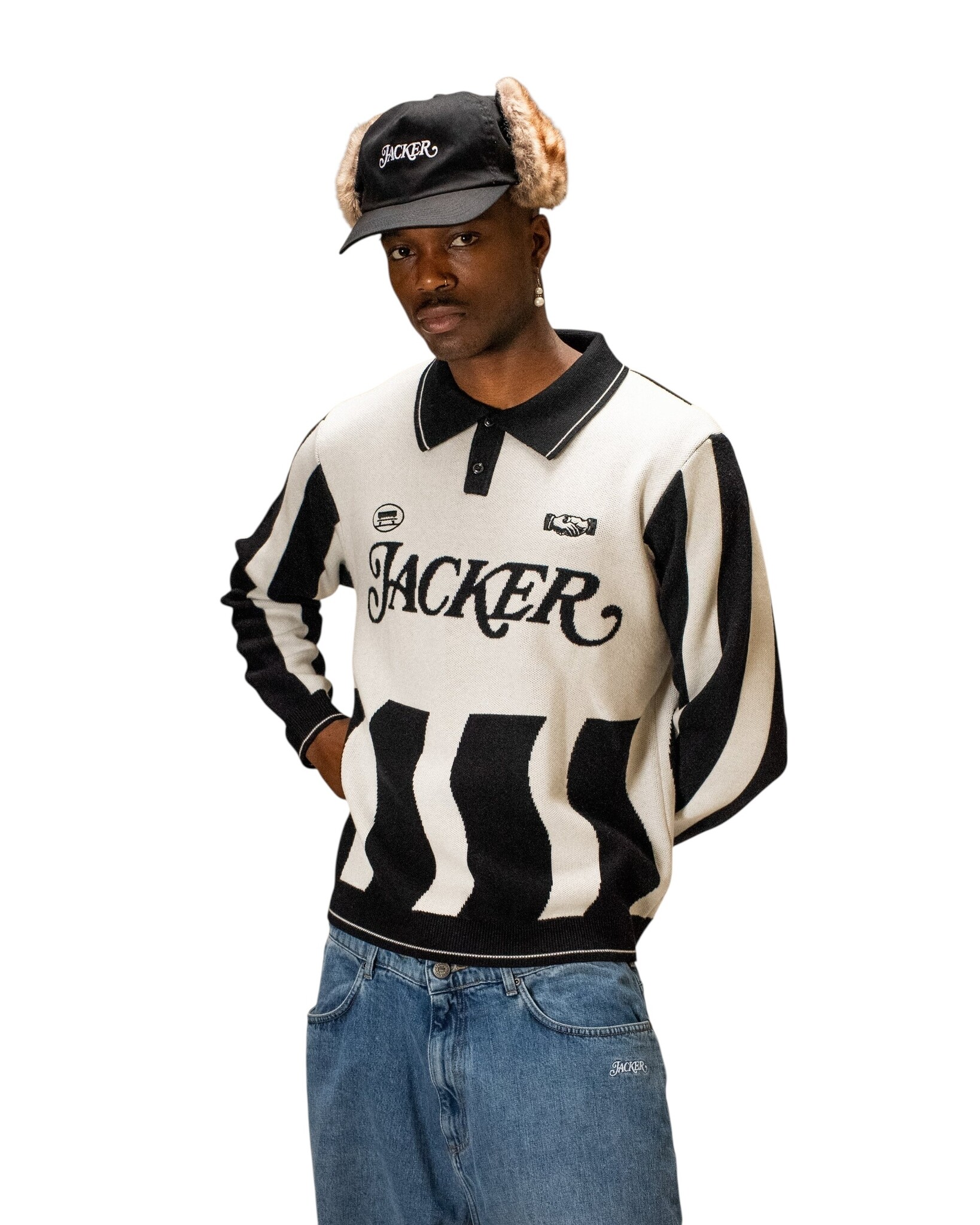 Jacker Deal Polo Knit - Beige