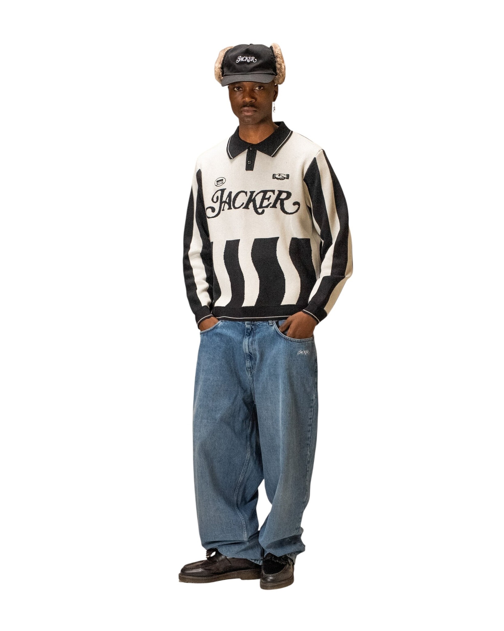 Jacker Deal Polo Knit - Beige