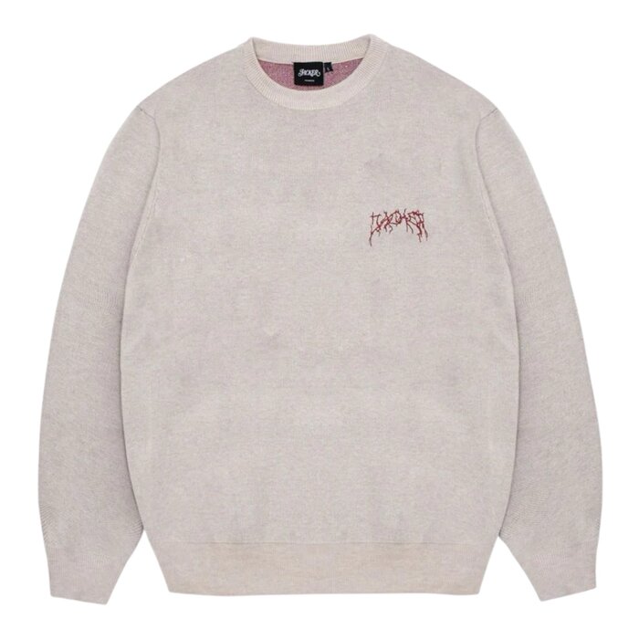 Jacker Skeleton Knit Crewneck - Beige