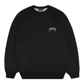 Jacker Skeleton Knit Crewneck - Black