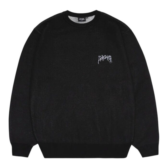 Jacker Skeleton Knit Crewneck - Black