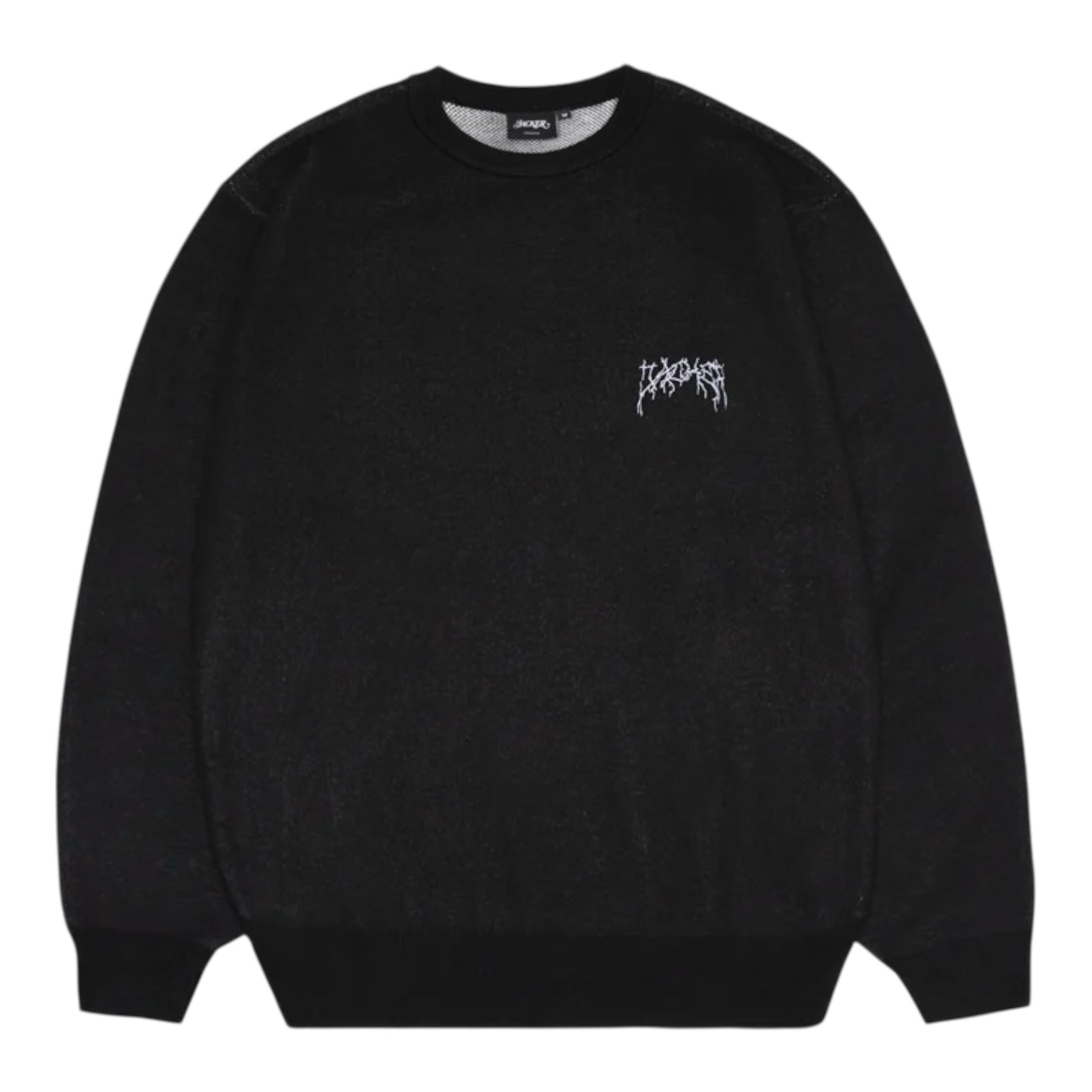 Jacker Skeleton Knit Crewneck - Black