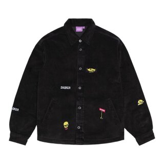 Jacker Deal Overshirt Corduroy - Black