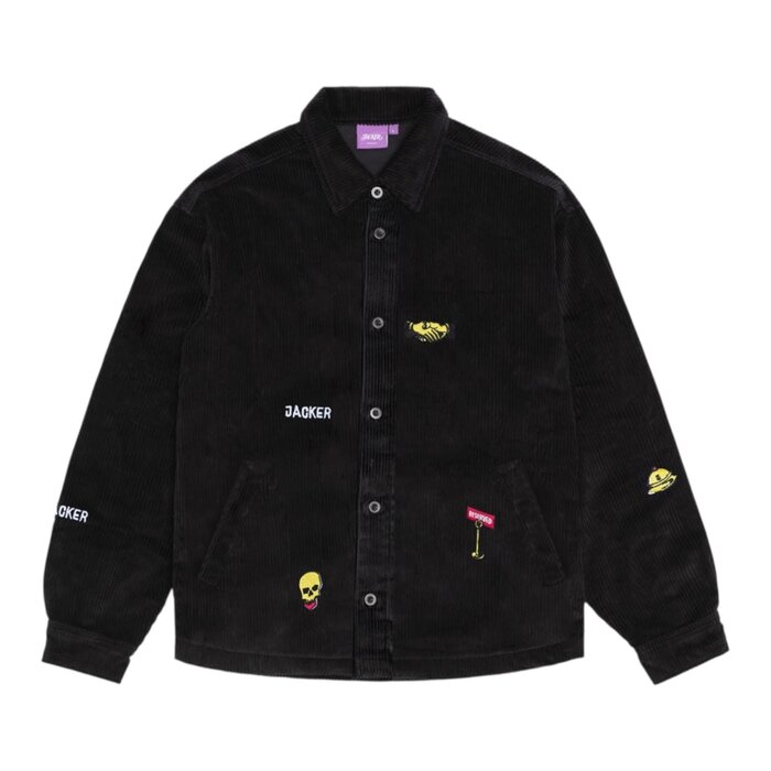 Jacker Deal Overshirt Corduroy - Black