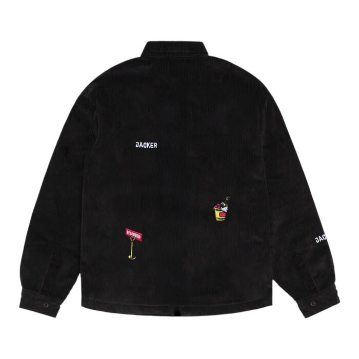 Jacker Deal Overshirt Corduroy - Black