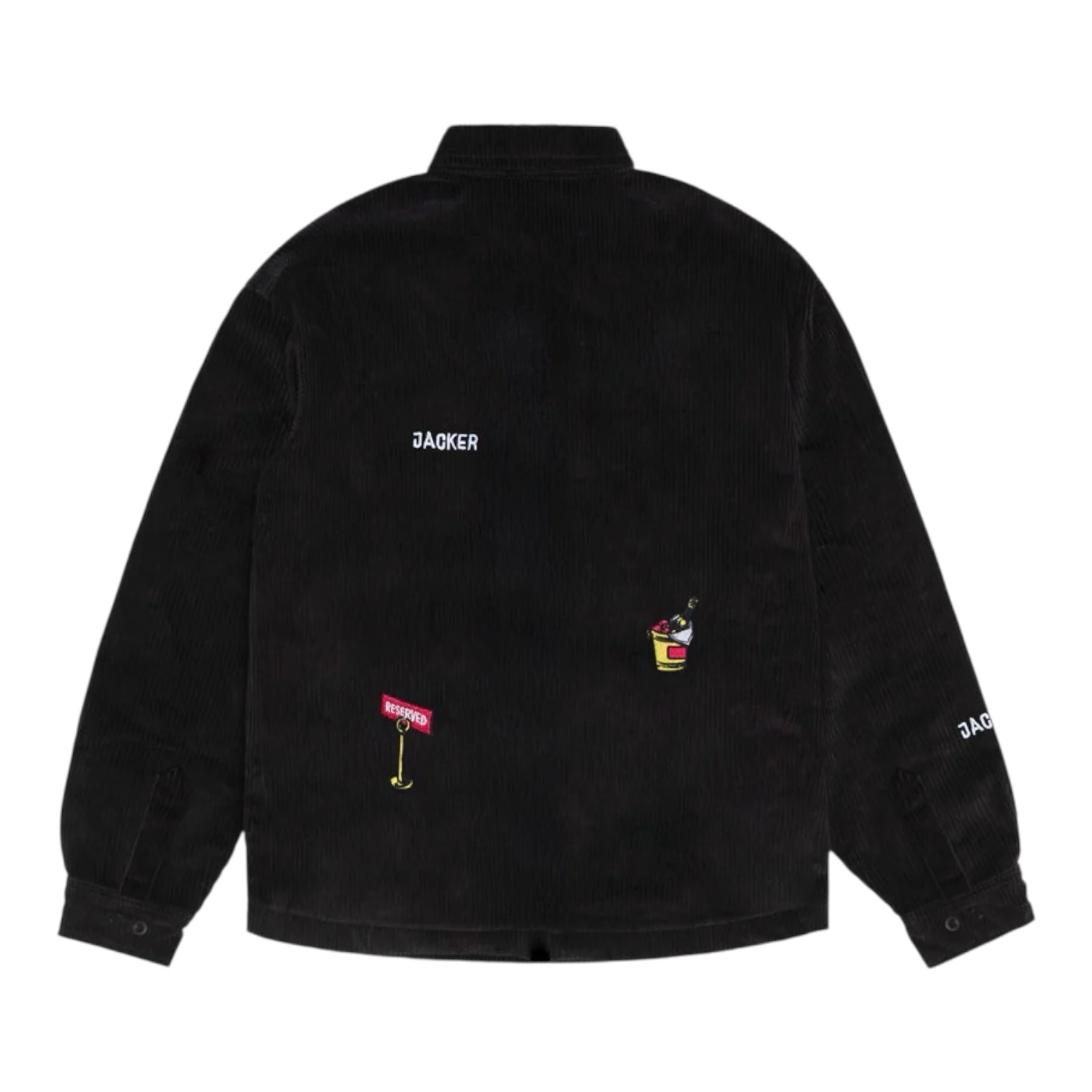 Jacker Deal Overshirt Corduroy - Black