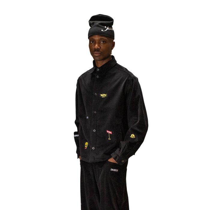 Jacker Deal Overshirt Corduroy - Black
