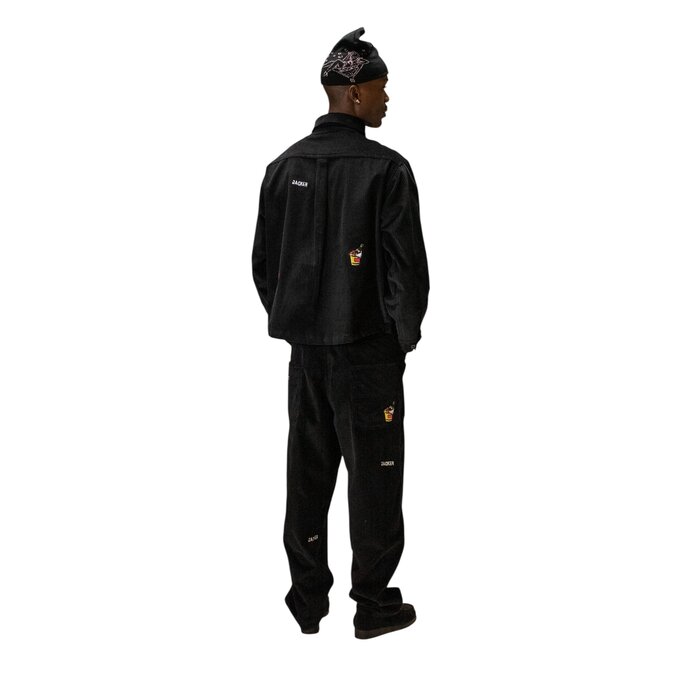 Jacker Deal Overshirt Corduroy - Black