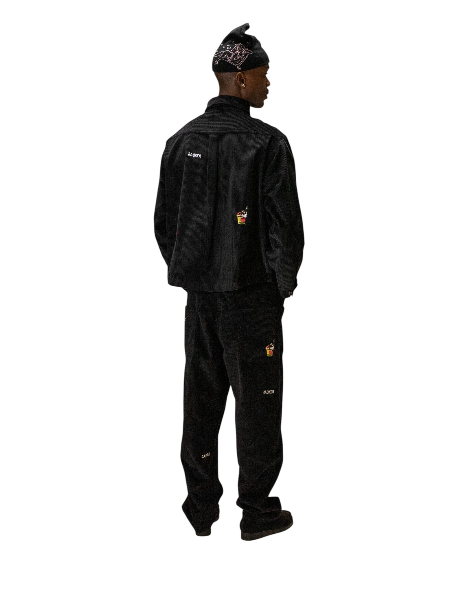 Jacker Deal Overshirt Corduroy - Black