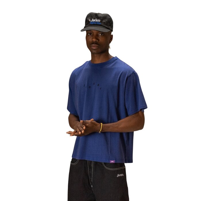 Jacker Mirror Maze Garment Dyed - Blue