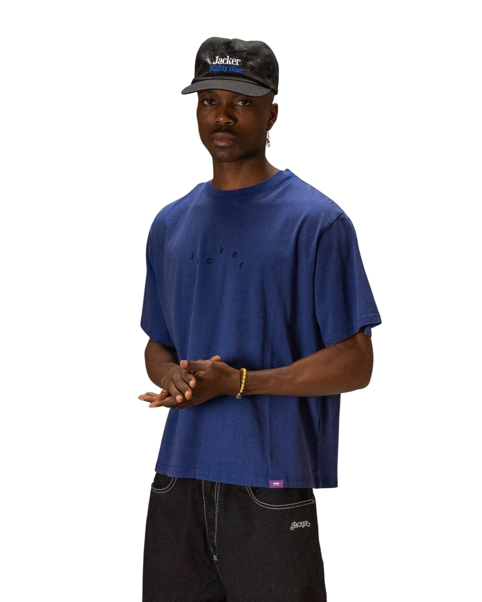 Jacker Mirror Maze Garment Dyed - Blue