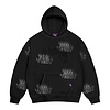 Skeleton Hoodie Garment Dyed - Black