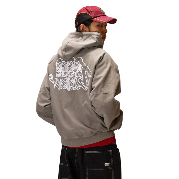 Jacker Skeleton Canvas Jacket Canvas - Grey