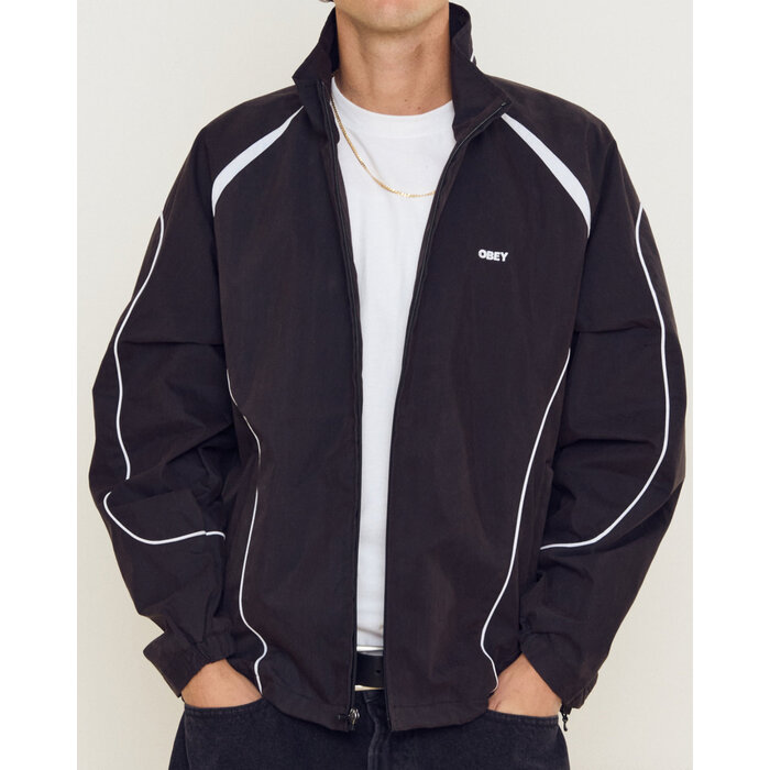 Obey Practice Windbreaker - Black
