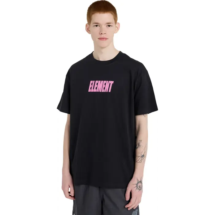 Element Pool Draining S/S T-Shirt - Off Black