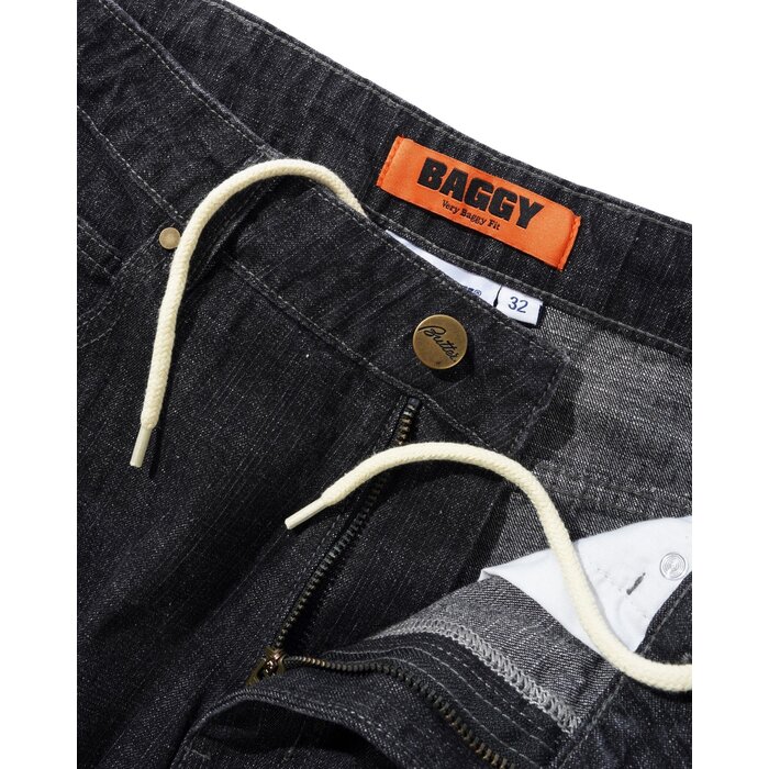 Butter Scorpion Stitch Denim Jeans - Slub Black