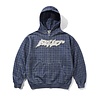 Amplify Zip-Thru Hood - Washed Navy Plaid