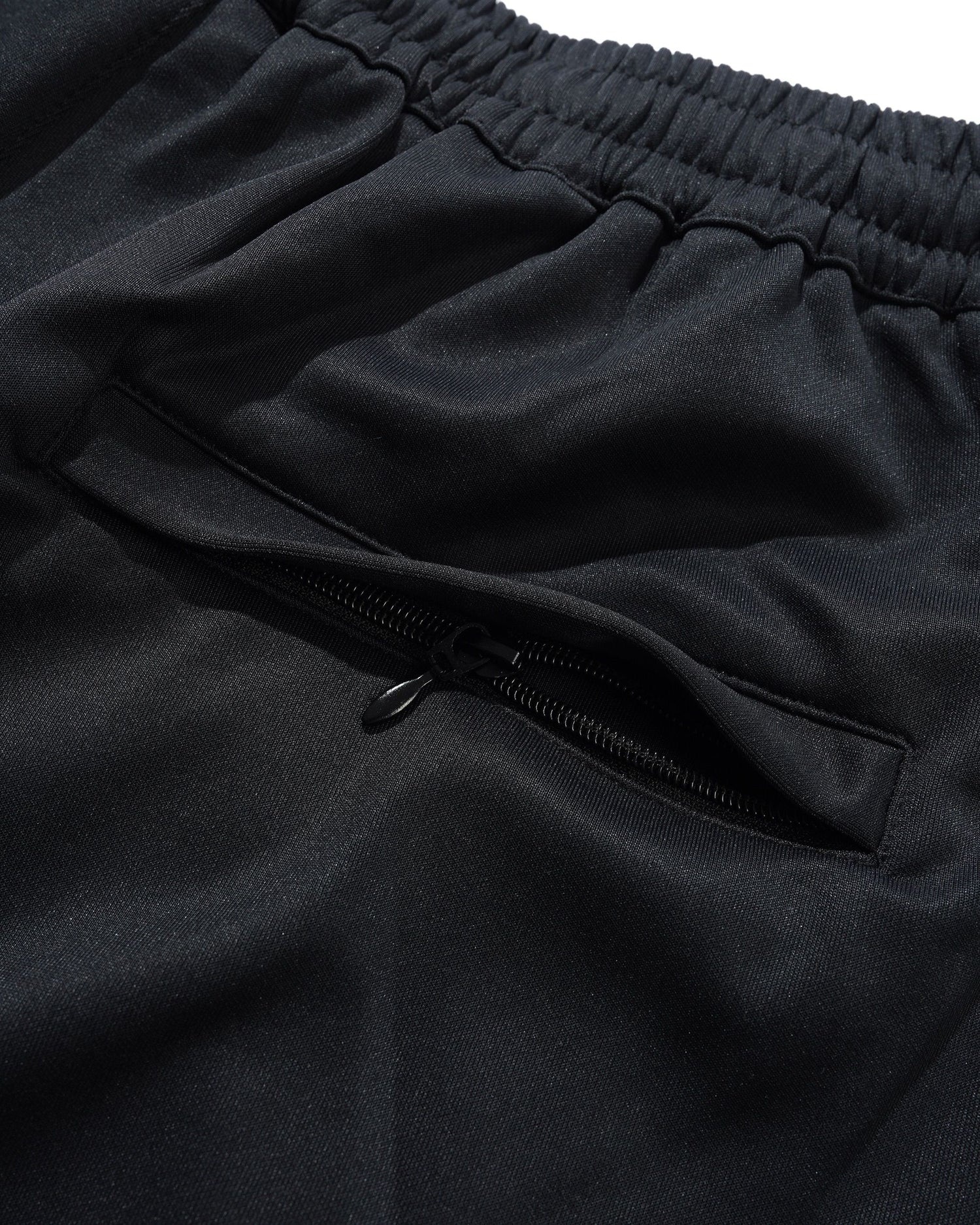 Butter Check Tape Trackpants - Black