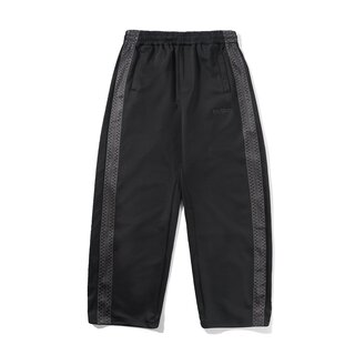 Butter Check Tape Trackpants - Black