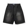 Scorpion Stitch Denim Shorts - Slub Black