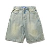 Scorpion Stitch Denim Shorts - Tinted Light Blue