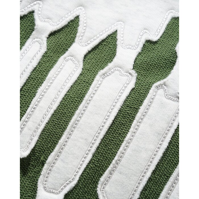 Butter Cut Out Applique Crewneck - Ash