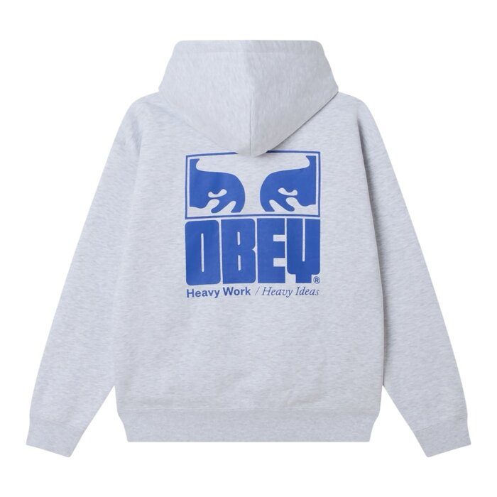 Obey Heavy Ideas Hood - Ash Grey