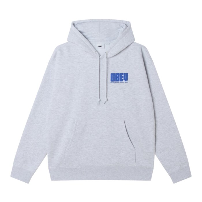 Obey Heavy Ideas Hood - Ash Grey