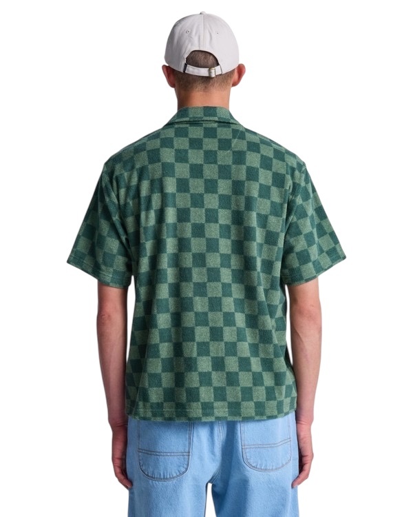 Ruca Antonia Figueiredo Checker Sponge S/S Shirt - Green Check