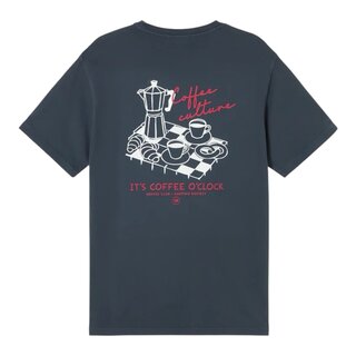 Kaotiko Coffee Time T-Shirt - Navy