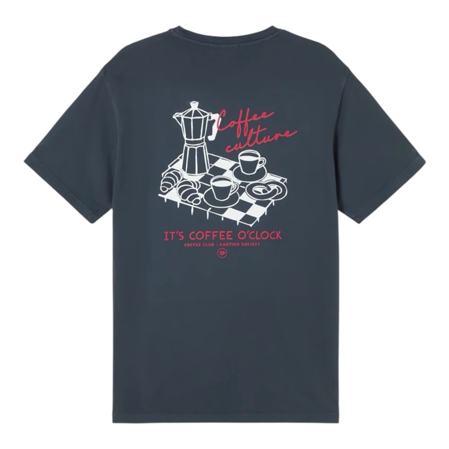 Kaotiko Coffee Time T-Shirt - Navy