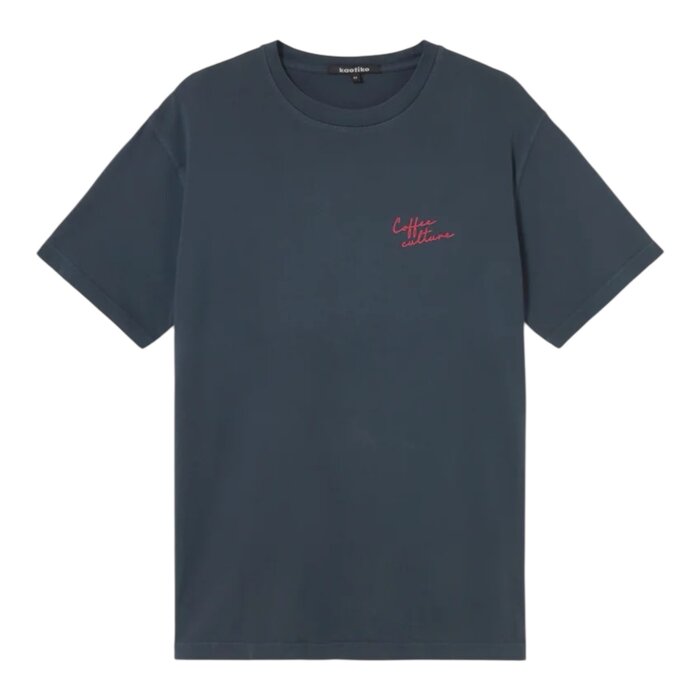 Kaotiko Coffee Time T-Shirt - Navy