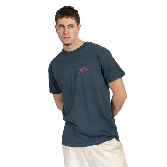 Kaotiko Coffee Time T-Shirt - Navy