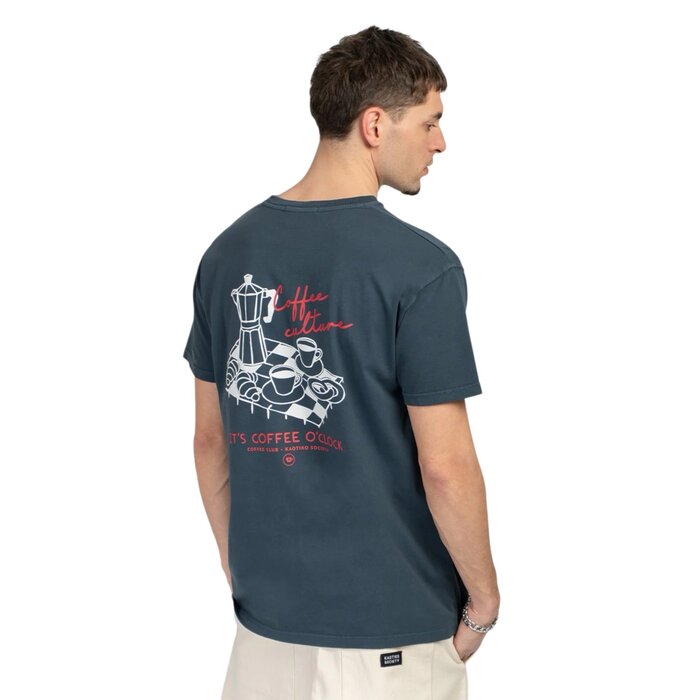 Kaotiko Coffee Time T-Shirt - Navy