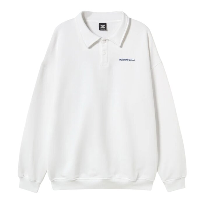 Kaotiko Crew Polo Morning Calls - White