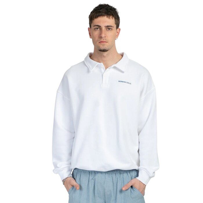 Kaotiko Crew Polo Morning Calls - White